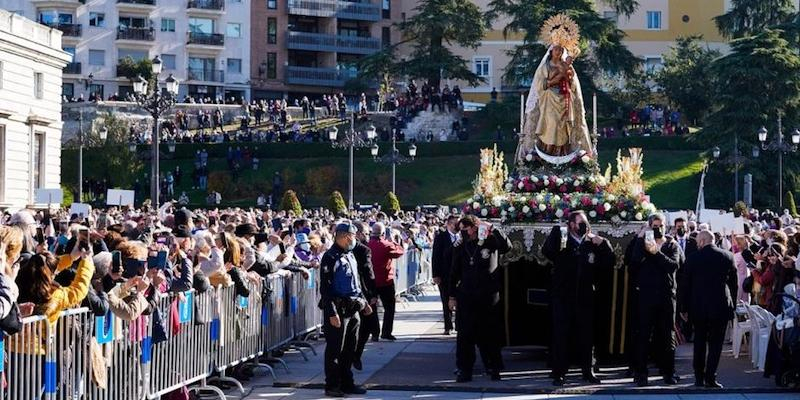 Carlos Blanco: «Para nosotros es un honor poder portar a la Virgen, y más a nuestra querida Santa María de la Almudena»