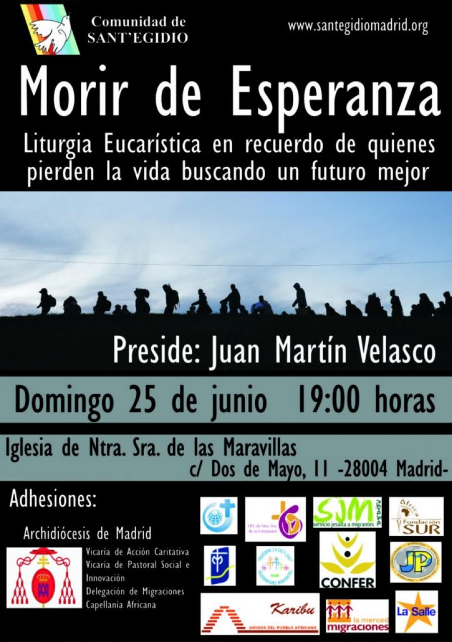 La Comunidad Sant&rsquo;Egidio recuerda a los que han perdido la vida buscando un futuro mejor