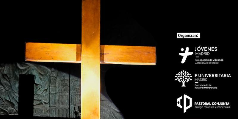 J&oacute;venes Madrid, Pastoral Universitaria y Pastoral Conjunta llevan la r&eacute;plica de la cruz de la JMJ a la universidad