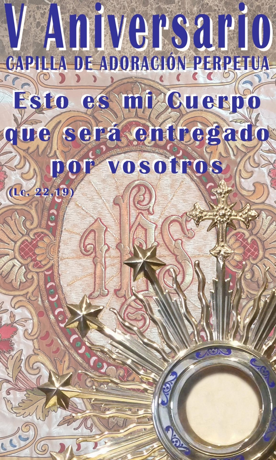 Beata Mar&iacute;a Ana Mogas celebra el V aniversario de la capilla de adoraci&oacute;n eucar&iacute;stica perpetua