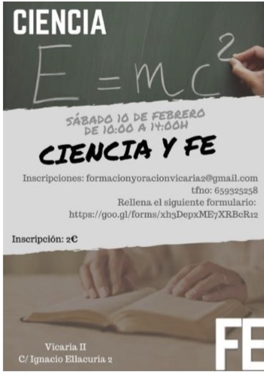 Pastoral Juvenil de la Vicar&iacute;a II organiza un curso sobre ciencia y fe