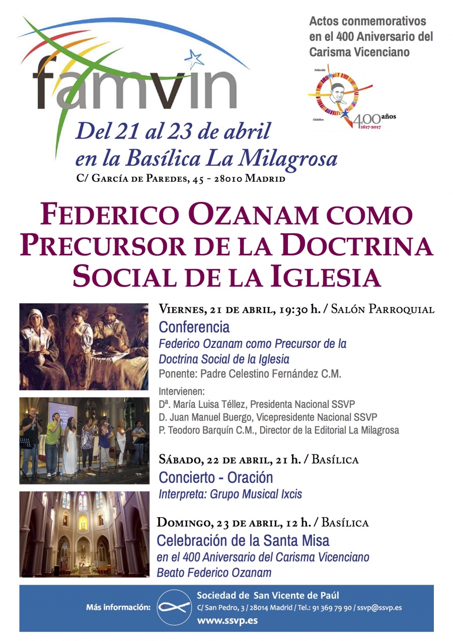 La Sociedad San Vicente de Paúl conmemora el 400 aniversario del carisma vicenciano