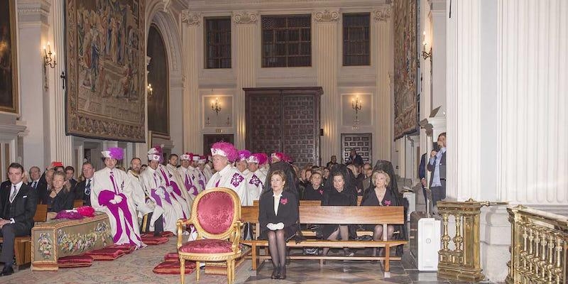 El Real Cuerpo de la Nobleza de Madrid celebra la fiesta de san Ildefonso en el Real monasterio de la Encarnaci&oacute;n