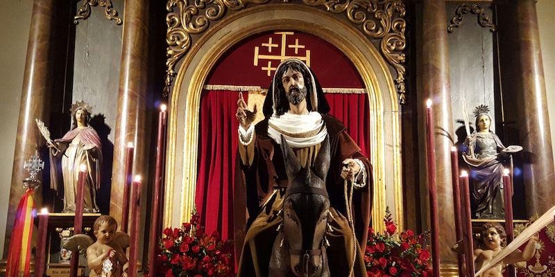 La hermandad de la Borriquita celebra en San Ildefonso un quinario en honor a Nuestro Padre Jes&uacute;s del Amor