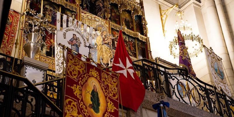 Monseñor Jesús Vidal preside la Misa en la fiesta titular de la Real Esclavitud de Santa María la Real de la Almudena