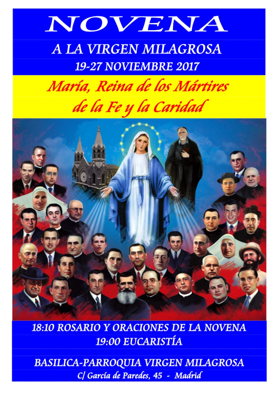 La bas&iacute;lica de La Milagrosa celebra la fiesta de su titular