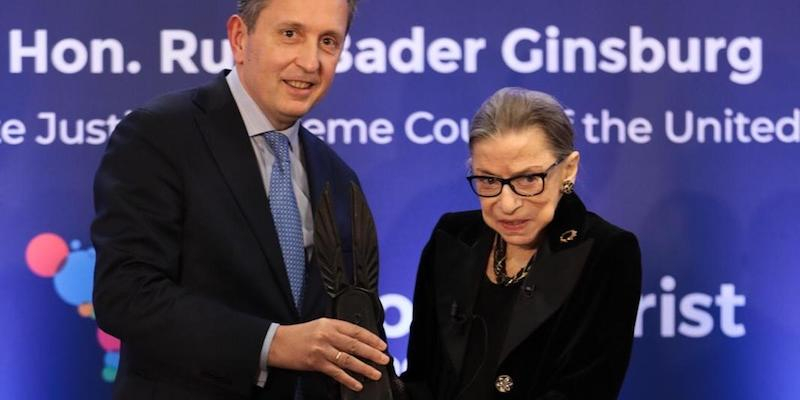 Entrega del premio World Peace &amp; Liberty Award