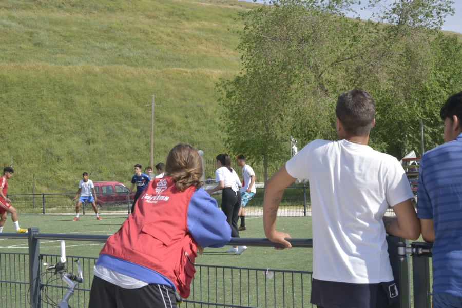 El proyecto de personas sin hogar de C&aacute;ritas Madrid participa en las fiestas populares del barrio de Lucero