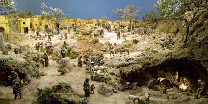 Sant&iacute;simo Cristo de la Victoria inaugura en Nochebuena su bel&eacute;n narrativo