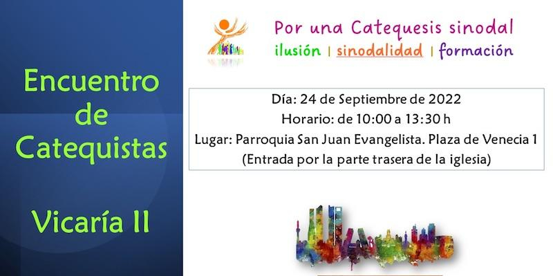 La Vicaría II inaugura el curso pastoral con un encuentro de catequistas en San Juan Evangelista