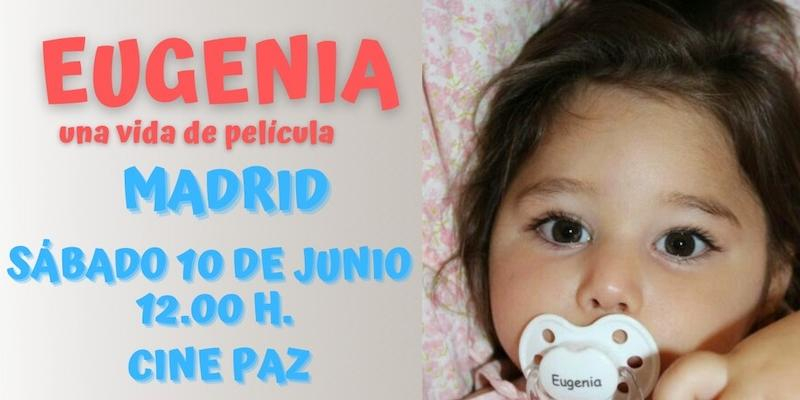 'Eugenia, una vida de pel&iacute;cula' vuelve a Madrid a beneficio de ni&ntilde;os con par&aacute;lisis cerebral
