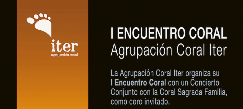 La Agrupación Coral Iter organiza un concierto a beneficio de la Obra Social Desayuno San Martín de Porres