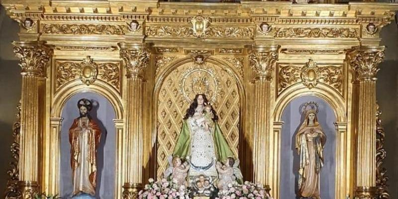 Asunción de Nuestra Señora de El Molar acoge en Pascua a la Virgen del Remolino Coronada para su veneración