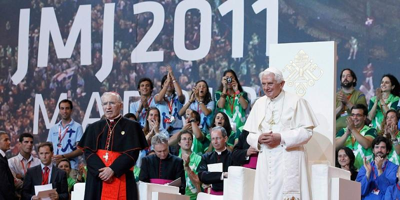 Benedicto XVI recuerda la JMJ: «Una Iglesia en la que los jóvenes se reúnen alegres en torno al Señor no tiene nada que temer»