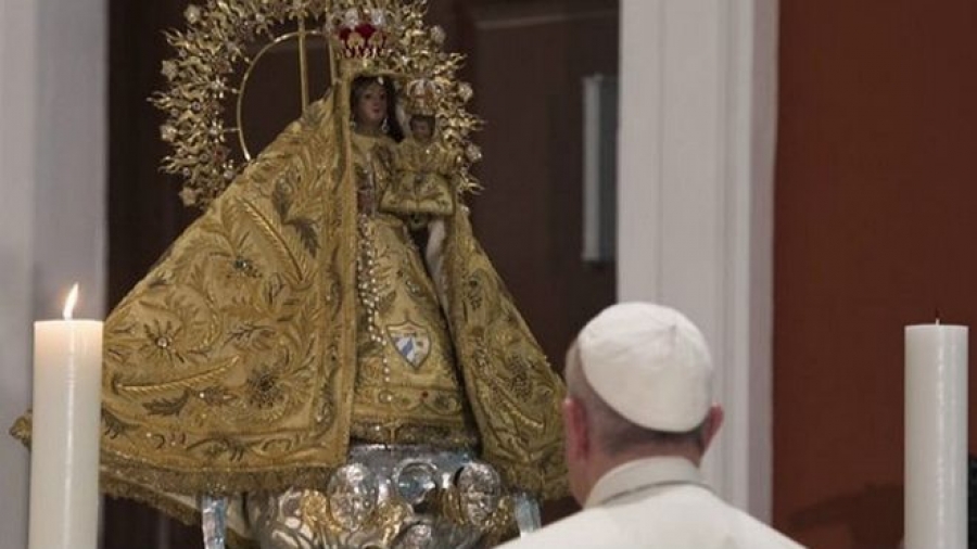 El Santo Padre abre el 'A&ntilde;o Jubilar Mariano' en el Santuario de la Caridad del Cobre