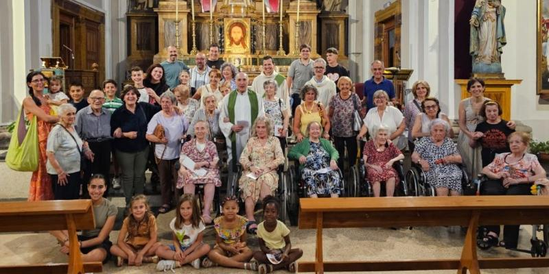 La Comunidad de Sant&#039;Egidio celebra una Eucaristía por la Jornada Mundial de los Abuelos y Mayores y unción de los enfermos en la Iglesia Nuestra Señora de las Maravillas