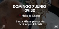 La Iglesia de Madrid celebrar&aacute; el Corpus Christi con el papa Le&oacute;n XIV en Cibeles