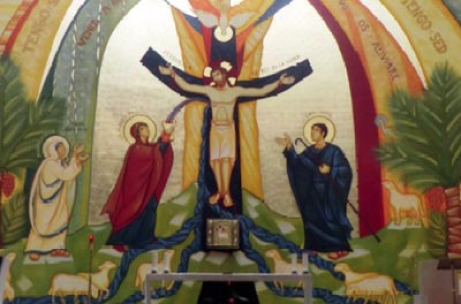 Bendici&oacute;n de las pinturas del Templo Parroquial Beata Teresa de Calcuta