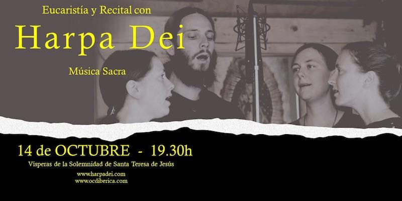 Santa Teresa de Jes&uacute;s y San Jos&eacute; celebra la fiesta de la titular del templo con una Misa animada por Harpa Dei