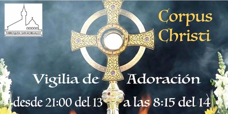 San Romualdo organiza una vigilia de oración como preparación a la solemnidad del Corpus