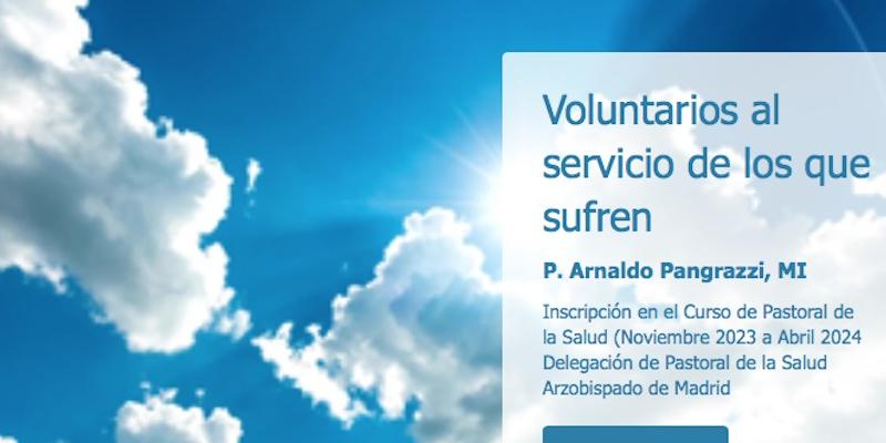 El padre Arnaldo Pangrazzi imparte un curso de formación de voluntarios organizado por Pastoral de la Salud