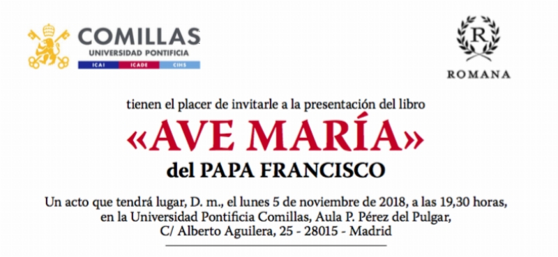 El cardenal Osoro interviene en la presentaci&oacute;n del libro 'Ave Mar&iacute;a del Papa Francisco'