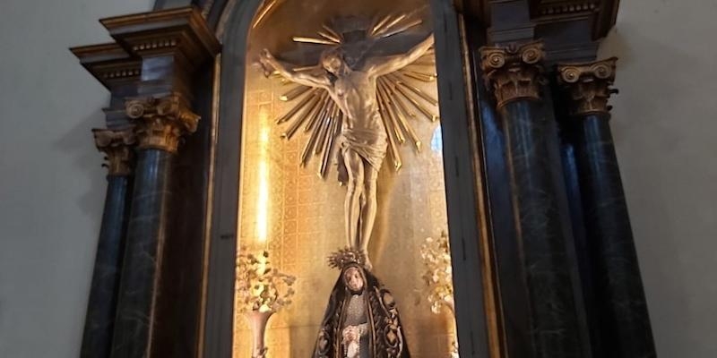 San Ildefonso y Santos Justo y Pastor honra al Sant&iacute;simo Cristo de la Misericordia con una Misa solemne