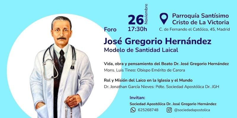 Sant&iacute;simo Cristo de la Victoria ofrece este viernes un foro sobre la figura del beato Jos&eacute; Gregorio Hern&aacute;ndez