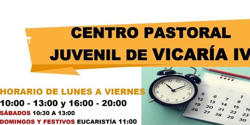 El Centro de Pastoral Juvenil de la Vicaría IV presenta las actividades que realiza durante el año y sus horarios de apertura