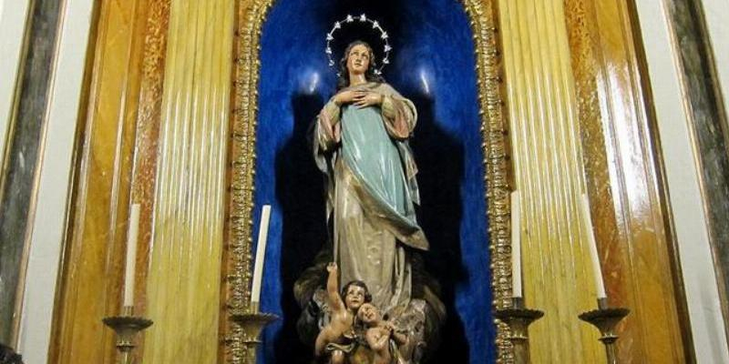 San José acoge el triduo de la Pontificia y Real Congregación de la Purísima Concepción en honor a su titular