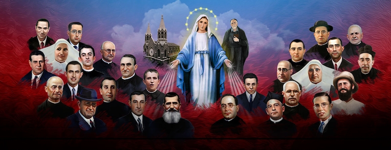 La bas&iacute;lica de la Milagrosa conmemora el aniversario de la beatificaci&oacute;n de los m&aacute;rtires de la Familia Vicenciana