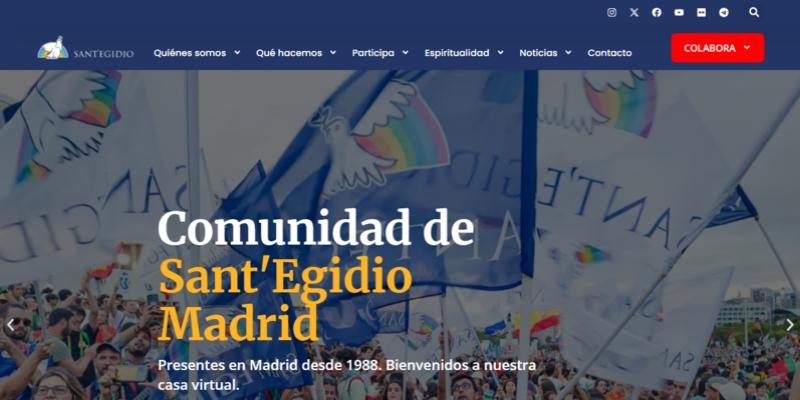 Sant&rsquo;Egidio Madrid presenta su nueva p&aacute;gna web para &laquo;dar voz a los m&aacute;s vulnerables y tejer redes de solidaridad&raquo;