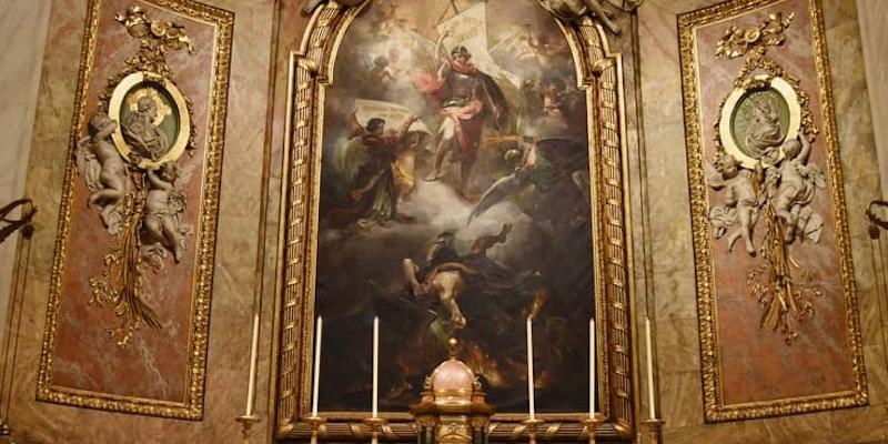 La bas&iacute;lica pontificia celebra la fiesta de su titular con indulgencia plenaria