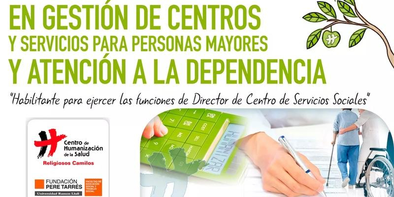 El Centro de los Camilos ofrece un diploma de Gestión de Centros y Servicios para Personas Mayores y Atención a la Dependencia
