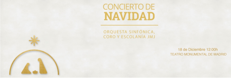Tradicional Concierto de Navidad de la Orquesta sinf&oacute;nica, coro y escolan&iacute;a JMJ