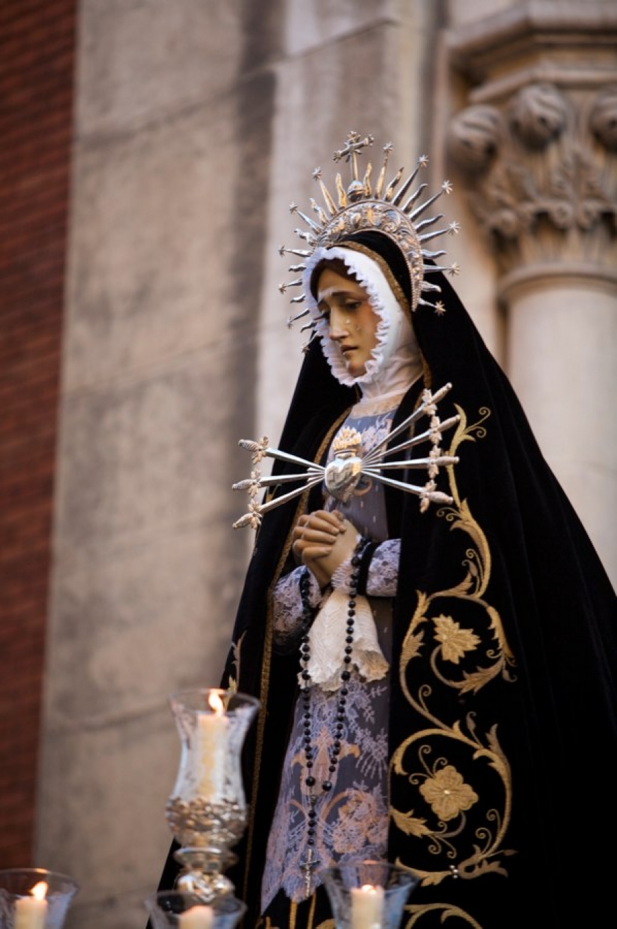 La parroquia de la Santa Cruz Triduo acoge la celebraci&oacute;n de un triduo en honor a Mar&iacute;a Sant&iacute;sima de los Siete Dolores