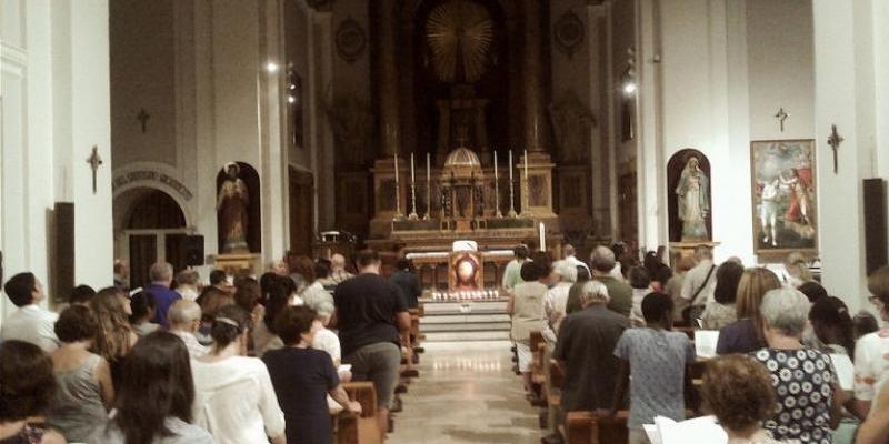 Nuestra Se&ntilde;ora de las Maravillas acoge una Eucarist&iacute;a en honor a san Egidio