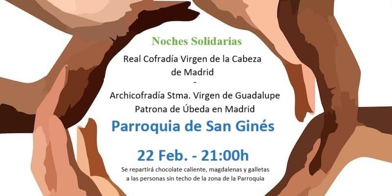 San Ginés acoge en el Miércoles de Ceniza una nueva edición de la iniciativa Noches Solidarias