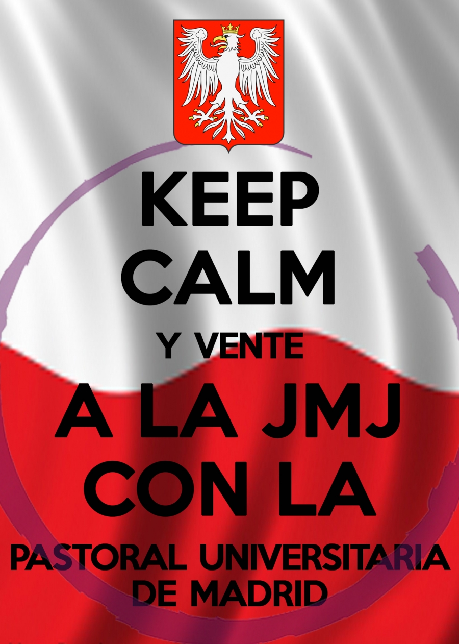 Abierto el plazo de inscripci&oacute;n para los j&oacute;venes que quieran participar en la JMJ Cracovia&rsquo;2016 con Pastoral Universitaria