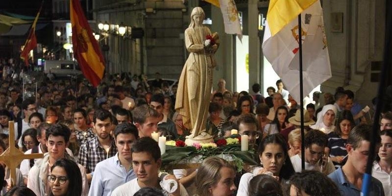 Los j&oacute;venes de Anuncio convocan el II Rosario por la juventud