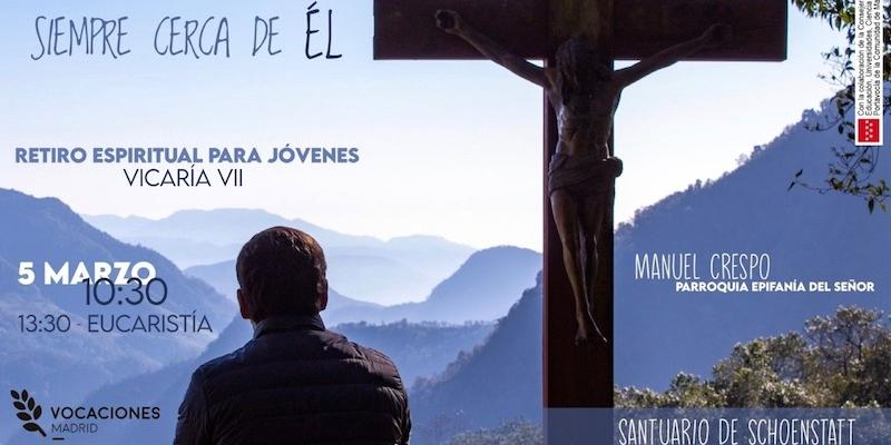 Manuel Crespo dirige en el santuario de Schoenstatt un retiro espiritual para j&oacute;venes organizado por la Vicar&iacute;a VII