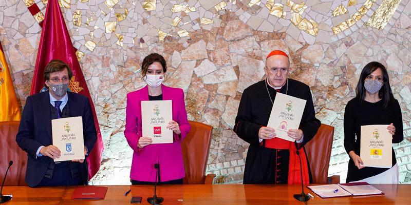 El Papa recibe este sábado al cardenal Osoro junto a la presidenta de la Comunidad de Madrid, la delegada del Gobierno y el alcalde