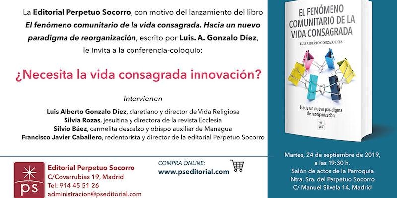 Nuestra Se&ntilde;ora del Perpetuo Socorro acoge la presentaci&oacute;n del libro 'El fen&oacute;meno comunitario de la vida consagrada'
