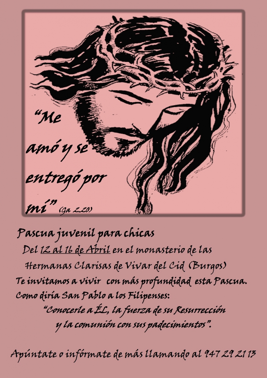 Pascua juvenil para chicas con las Hermanas Clarisas