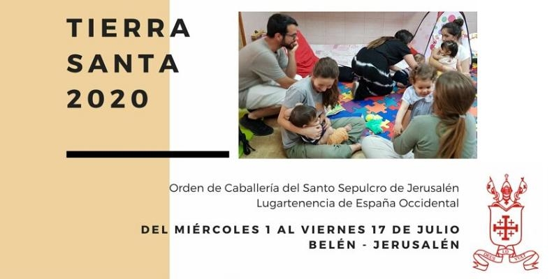 La Orden del Santo Sepulcro organiza una experiencia de voluntariado en Tierra Santa
