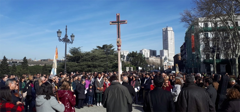 Cardenal Osoro, a los peregrinos de la Vicaría III: «La razón para vivir nos la da Jesucristo»