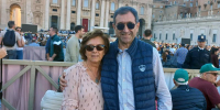 Carmen, peregrina a Roma junto a la Congregación Mariana de la Asunción para el Jubileo de la Espiritualidad Mariana: «Me vuelvo con más amor a la Iglesia, a la Virgen y a Jesucristo»