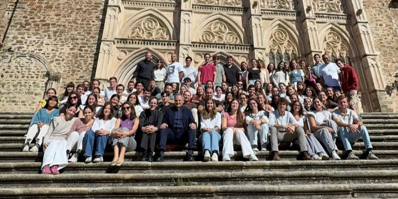 80 jóvenes de la Pastoral Universitaria peregrinan a Guadalupe: «Ir a Guadalupe supone que nosotros también somos evangelizadores»