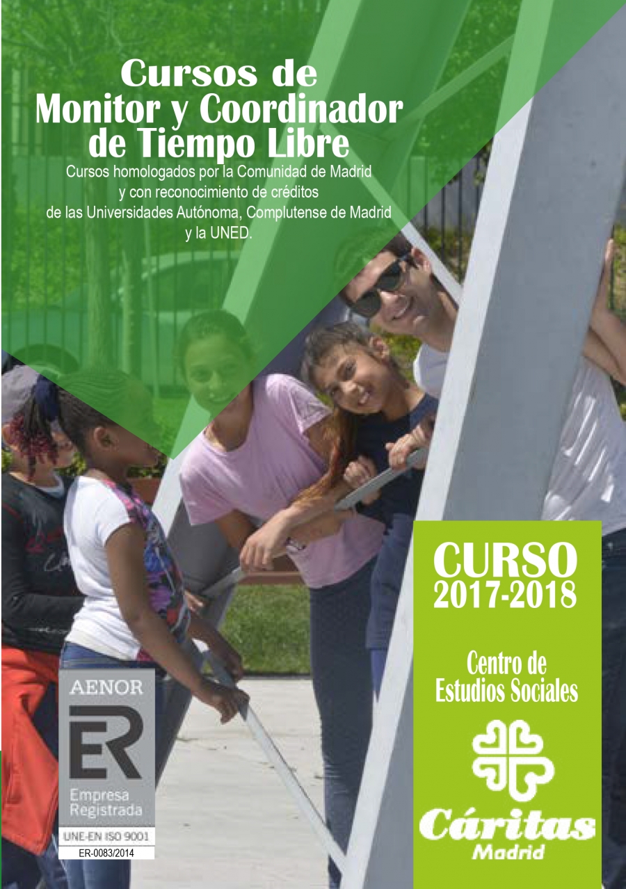 Abierto el plazo de inscripci&oacute;n para los cursos de Monitor y Coordinador de Tiempo Libre de C&aacute;ritas Madrid