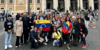 «Días de unidad, de fervor y de esperanza»: más de 50 venezolanos de Madrid asistieron a la canonización de José Gregorio Hernández